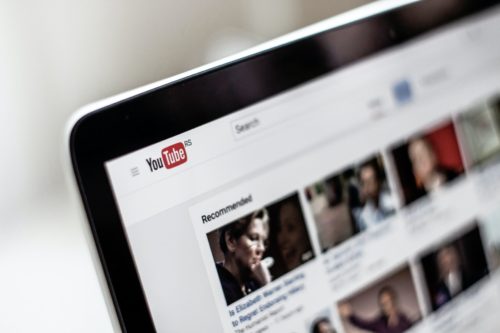 Youtube's homepage